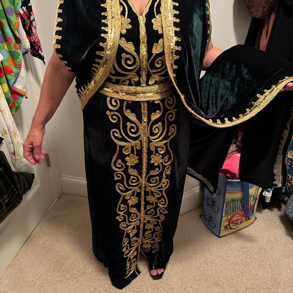 Arabic Moroccan Kaftan Abaya - Picture 4 of 8